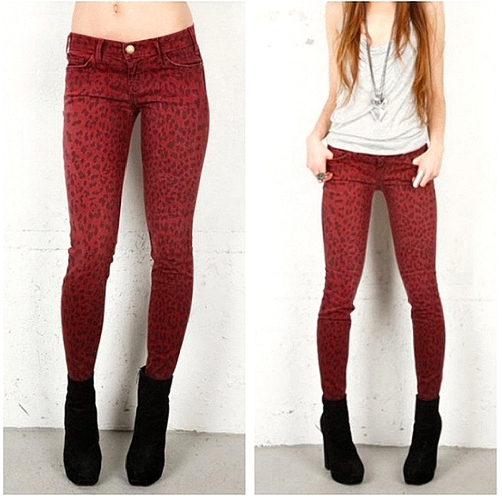 Anthropologie Current/Elliott "The Stiletto" Skinny Ankle Jeans - Size 29 ❤️🐆